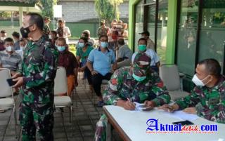 Kodim 1619/Tabanan Gelar Vaksinasi untuk Veteran, Purnawiran dan Warakawri
