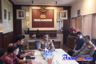 Terkait Kegiatan AKSIKU, Kapolres Klungkung Menerima Audensi Dinas Kebudayaan Kab. Klungkung