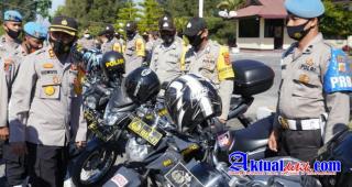 Kapolres Bener Meriah Chek Seluruh Personil Dan Kendaraan Operasional