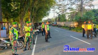 Kodim 1619 dan Polres Tabanan Gelar Patroli Pengamanan Idul Fitri 1444 H