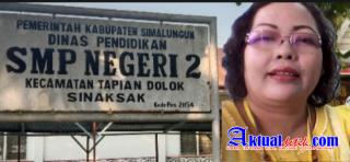 Kasek SMPN II Tapian Dolok Akan Dilaporkan