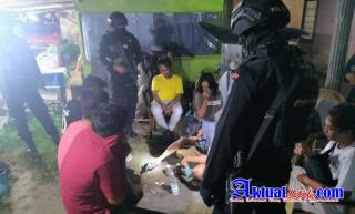 Tim Ilato Brimob Gorontalo Melakukan Patroli Cipta Kamtibmas dan Basmi Peredaran Miras di Gorontalo