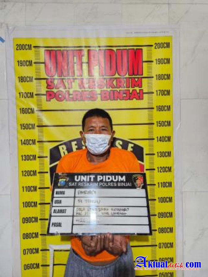 Satreskrim Polres Binjai, Tangkap Bandar Judi Dadu Di Kecamatan Selesai