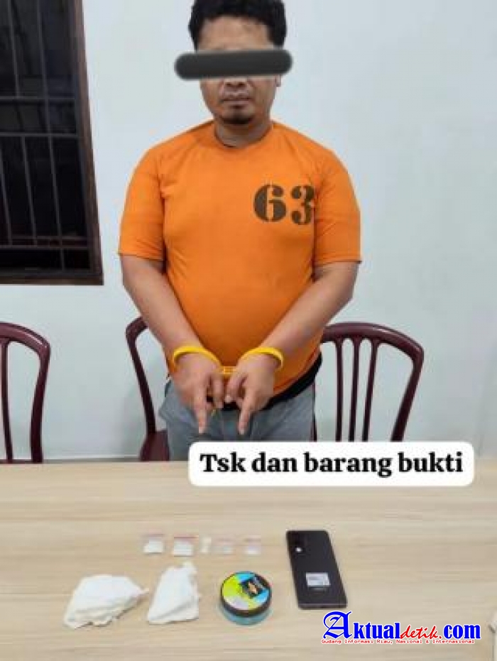 8,82 Gram Sabu Disita, Pria di Singa Diciduk Satresnarkoba Polres Karo