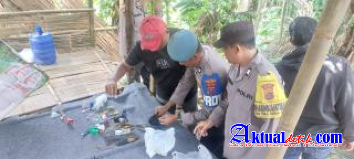 Polsek Sei Bingai Dapat Dukungan Masyarakat Grebek Kampung Sarang Narkoba