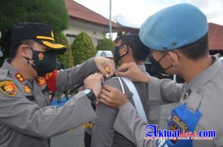 Apel Gelar Pasukan Operasi Patuh Agung 2021 di Lapangan Pesat Gatra Polres Karangasem