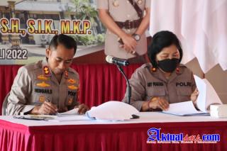 Kapolres Klungkung Pimpin Rapat Persiapan Audit Kinerja Tahap II Itwasda Polda Bali