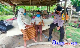 Kapolres Lhokseumawe Kunjungi Penderita Thalasemia di Lhok Krek Sawang