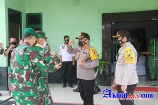 Kapolresta Deli Serdang Sambut Kunjungan Kerja