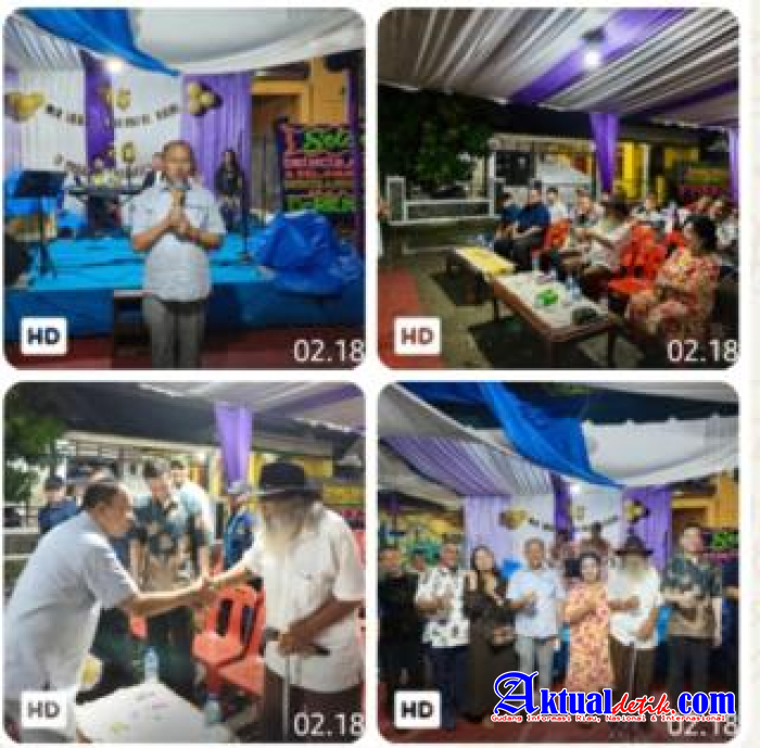 Anggota DPR RI Komisi XIII Dr Maruli Siahaan Hadiri Syukuran Ultah Ke 75 Moses Tambunan