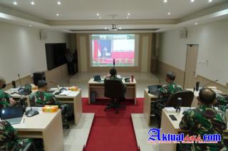 Dipimpin Panglima TNI, Pangdam IX/Udayana Ikuti Rapim TNI Tahun 2021 Secara Daring