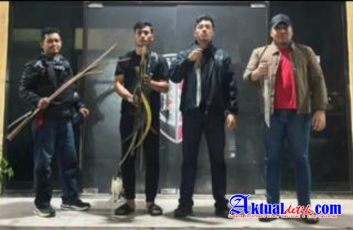 Tim Macan Polres Pelabuhan Belawan Amankan 13 Sajam Dan Palu Martil, Cegah Tawuran Susulan