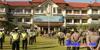 Kapolres Gianyar Pimpin Apel Kesiapan Pengamanan May Day
