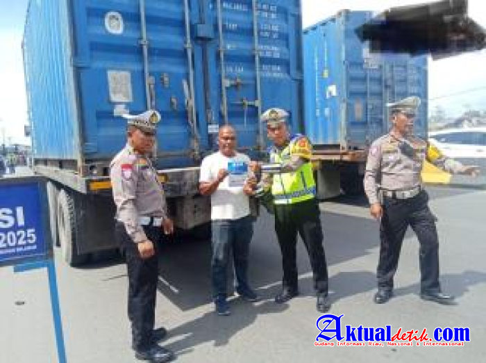 Sat Lantas Polres Belawan Gelar Operasi Zebra Toba 2025, Rangkul Organda Dan Jasa Raharja