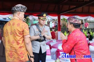 Kapolres Karangasem Hadiri Upacara Hari Jadi Kota Amlapura ke-382 Tahun 2022
