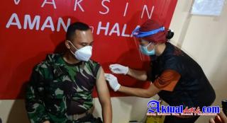 Dandim 1623/Karangasem Laksanakan Suntik Vaksin Sinovac Tahap II