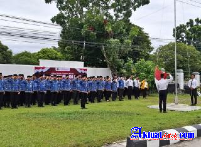 Bapas Palangka Raya Peringati Hari Sumpah Pemuda Yang Ke 97, Upacara Berlangsung Khidmat