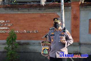 Apel Jam Pimpinan, Kapolres Karangasem Ucapkan Terimakasih Pilkel Berjalan Aman dan Terkendali