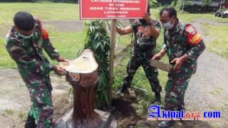 Kodim 1623/Karangasem Pasang Wastafel di Sejumlah Fasilitas Publik