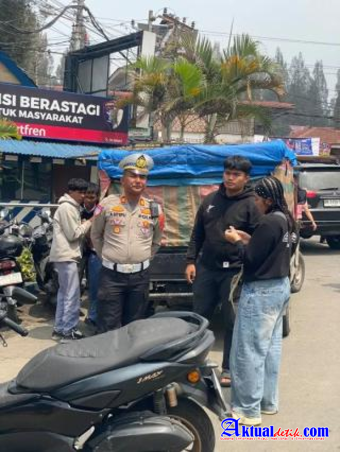 Razia Gabungan Operasi Sadar Pajak Digelar di Berastagi, 4 Kendaraan Bayar Pajak di Tempat