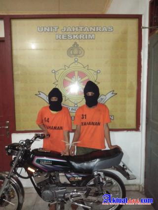 Unit Jahtanras Polres Simalungun Berhasil Ringkus Dua Pelaku Curanmor