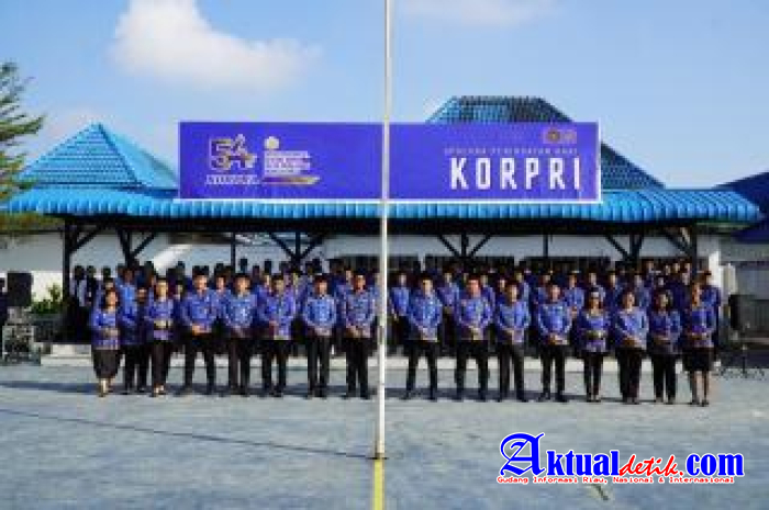 Rutan Kelas I Medan Laksanakan Upacara Peringatan HUT KORPRI Ke 54