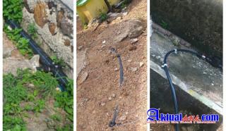 Pemasangan Pipa RO Penyengat Amburadul, Warga Khawatir Tidak Bertahan Lama
