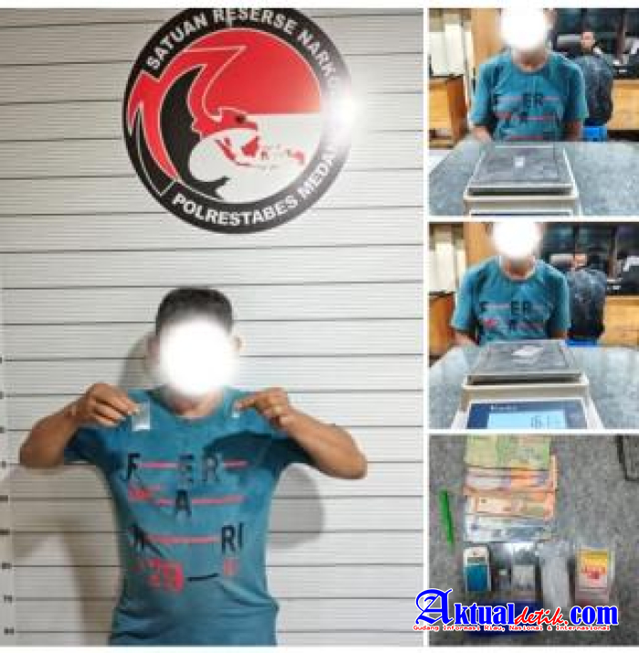Satresnarkoba Polrestabes Medan Bongkar Lokasi Transaksi Sabu Di Pos Jaga Malam Tembung