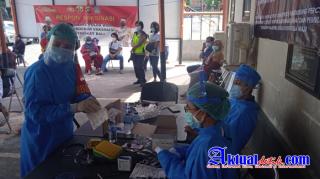 Pelaksanaan Gerai Vaksinasi Presisi Polres Gianyar