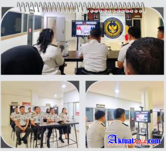 Ikuti Analisis Dan Evaluasi Pemasyarakatan Rutan Labuhan Deli Perkuat Kinerja, Integritas Petugas