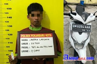 Curanmor Terekam CCTV, Parkiran PT Rifan