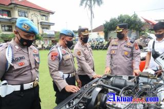 Waka Polres Gianyar Pimpin Langsung Giat Pemeriksaan Randis Jelang Pelaksanaan G20