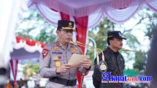 Kapolda Bali Pimpin Apel Gelar Pasukan Pengamanan Piodalan Ida Bhatara Turun Kabeh