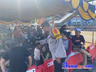 Antisipasi Lonjakan Arus Balik di Pelabuhan Padangbai, Polres Karangasem Gelar Rakor Dengan Inkait