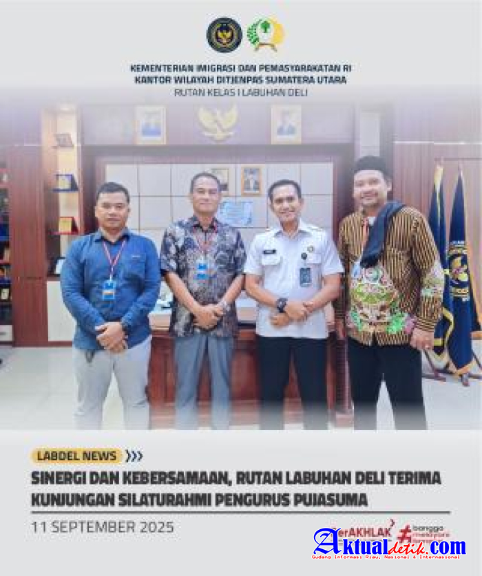 Karutan Labuhan Deli Bersama Jajaran Terima Kunjungan Dari Pengurus Paguyuban Pujasuma