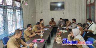 Camat Bandar Petalangan Gelar Rapat Koordinasi Memutus Mata Rantai Covid-19