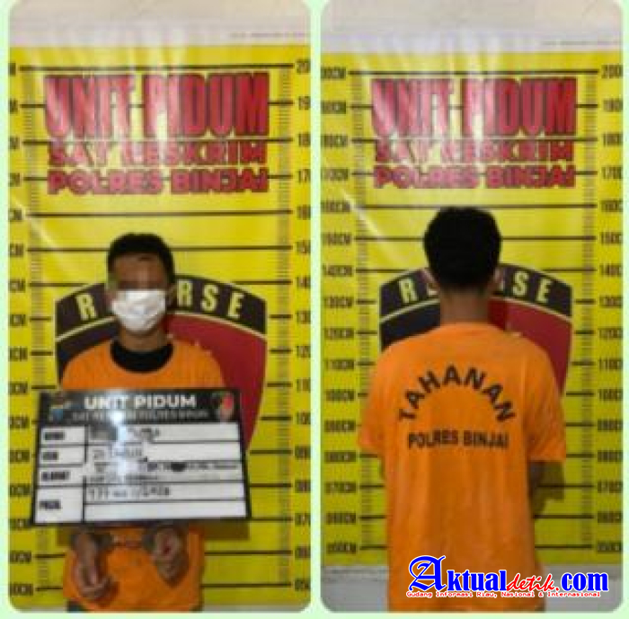 Team Cobra Satreskrim Polres Binjai Ringkus Spesialis Curanmor Modus Kunci Letter T