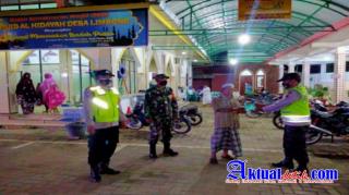 Personil Polsek Dolok Merawan Melaksanakan Giat Patroli Guna Mencegah Penyebaran Covid 19