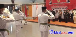 Pengukuhan Pasukan Pengibar Bendera Pusaka Kabupaten Karangasem