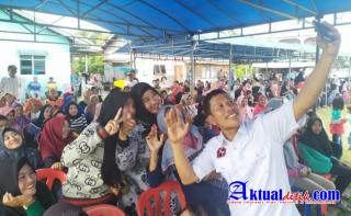 Ketua DPRD Riau, Engah Eet, P.hd Reses Di Desa Rimba Sekampung Bengkalis