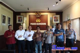 Gelar Kejuaraan Menembak di Nusa Penida, Kapolres Klungkung Menerima Audensi Pengurus Perbakin