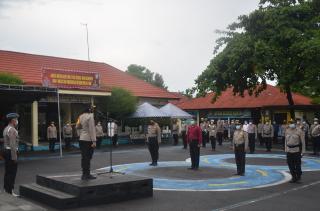 Kapolres Karangasem Pimpin Apel Kesiapan Pengamanan perayaan Imlek 2021 di Kab. Karangasem