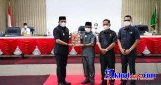 DPRD Kepulauan Meranti Gelar Sidang Paripurna Penyampaian Nota Keuangan RAPBD Perubahan 2021