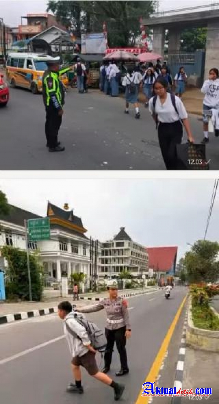 Satlantas Polres Karo Sampaikan Kepada Jajaran Berikan Pelayanan Humanis, Profesional