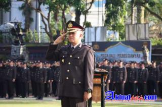 Upacara Peringatan Hari Kebangkitan Nasional Ke-115 di Polres Gianyar