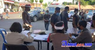 Kapolres Gianyar Lanjutkan Gerai Vaksinasi Presisi Tahap ll