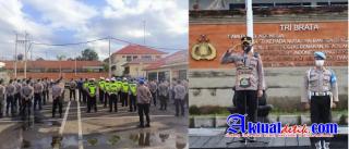 Tekankan Anggota Bijak Dalam Bermedsos, Waka Polres Karangasem Pimpin Apel Jam Pimpinan