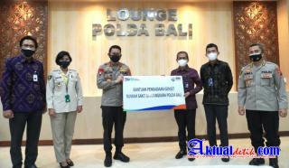 Kapolda Bali Terima Bantuan Genset Dari BRI