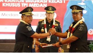 Pimpinan Kantor Wilayah Kementerian Hukum Dan HAM Sumatera Utara Resmi Berganti