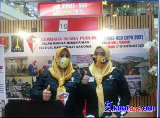Dihari Kedua Ormas NGO Expo 2021, Stand Lembaga Suara Publik Mulai Dibanjiri Pengunjung 
